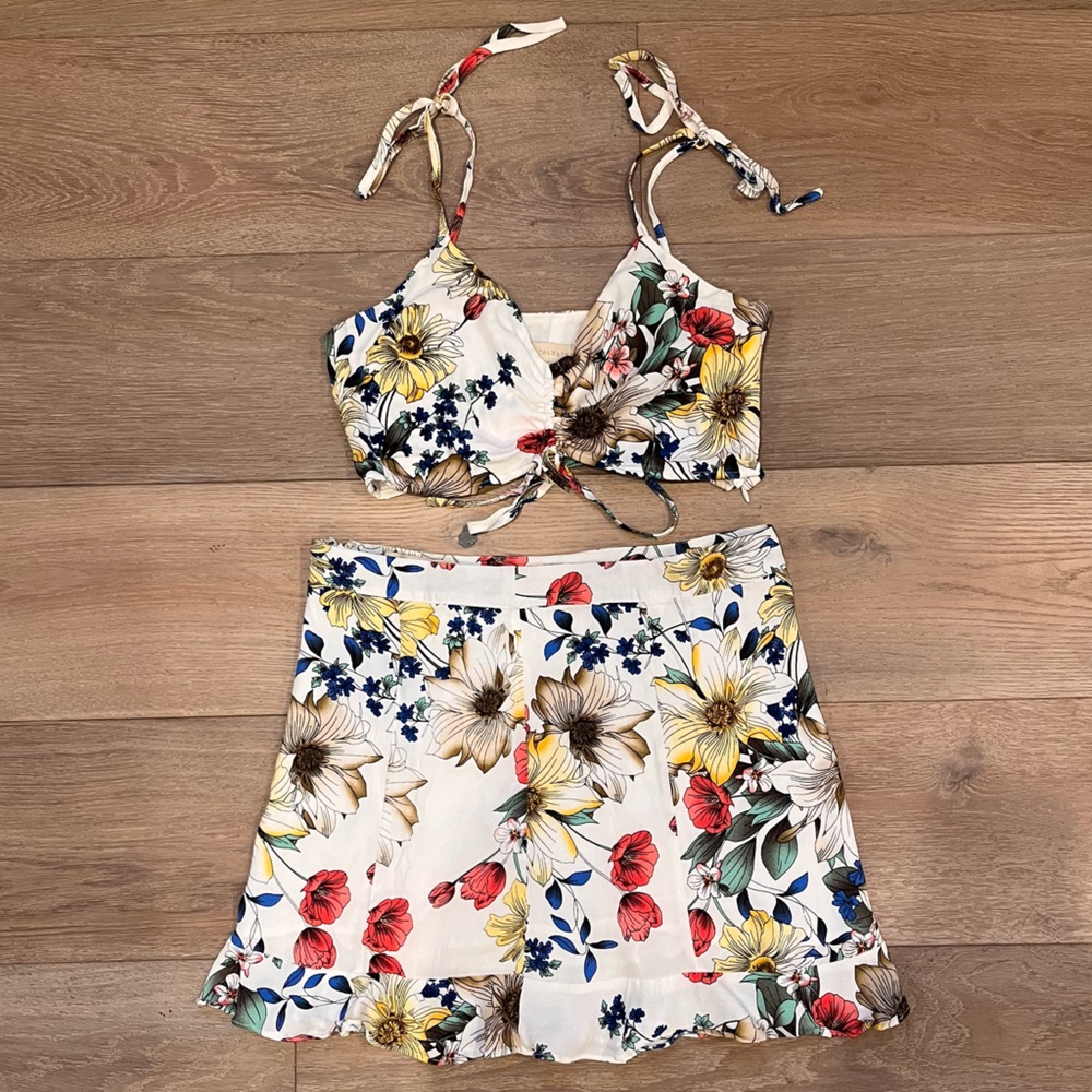 Floral matching set
